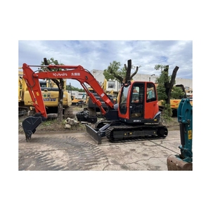 รถขุดไฮดรอลิกตีนตะขาบ Kubota KX185-3 สีส้ม พร้อมห้องโดยสาร รถก่อสร้างมือสอง พร้อมเครื่องยนต์ เกียร์ ปั๊ม มอเตอร์ น้ำหนัก 8500 กก. - Product Image 4