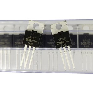 IRF1407PBF IRF1407 TO-220 N-channel 75V/100A ทรานซิสเตอร์เอฟเฟกต์สนาม MOSFET แบบแทรกโดยตรง - Product Image 1