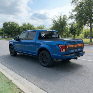 Couverture de benne rétractable manuelle en alliage d'aluminium de haute qualité, couverture de benne à enroulement rigide pour Ford F-150 Ranger <span class=keywords><strong>Raptor</strong></span> F-<span class=keywords><strong>250</strong></span> F-350 - Product Image 5