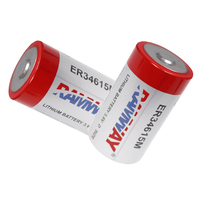 Batería de Litio-Hierro CKXIC ER34615M 3.6V 14500mAh para Interruptor de Circuito, Entrada AC/DC 240A, Reinicio Manual, Diseño Compacto