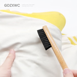 Wooden <strong>Hand</strong> <strong>Brush</strong> Horse Hair/Goat Hair Bristles Soft Suede Cleaner <strong>Brush</strong> Gem Ring Jewelry Cleaning <strong>Brush</strong> - Product Image 4