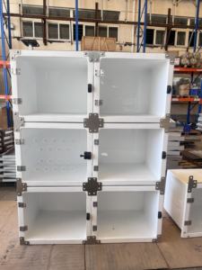 Fiberglas kafes İşlevli toptan profesyonel Pet kedi dostu yavru gato Kot Katze ekran kafes veteriner oksijen kafes - Product Image 3