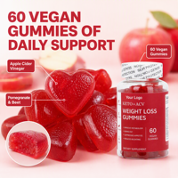 Gummies Minceur au Vinaigre de Cidre de Pomme : Soutien à la Gestion du Poids, Stimulation du Métabolisme, Aide à la Digestion – Gummies ACV Personnalisables OEM ODM