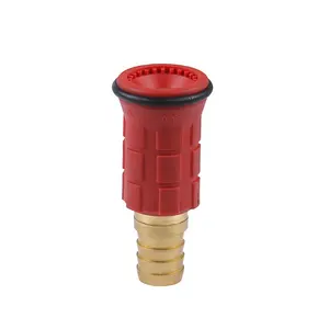 Plastic Cover Brass 1 Inch Fire Hose Reel Nozzle