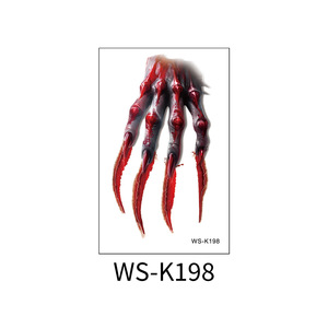 Disegni tatuaggio Stencil Template Body Art personalizzato aerografo Stencil personalizzato tatuaggi temporanei adesivo <span class=keywords><strong>stella</strong></span> in colore nero 0.2G - Product Image 4