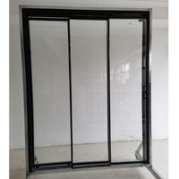 Portes de patio pliantes de balcon pliantes coulissantes en verre double en aluminium NFRC commercial