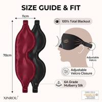 Masque de sommeil en polyester doux pour les voyages, cache-yeux, bandeau pour les yeux, masque oculaire – Offre Spéciale