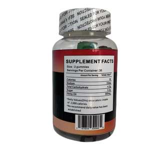 100% organik prim kenevir Gummies ağrı ve stres giderici için en iyi doğal özel etiket şişe ambalajlama - Product Image 3