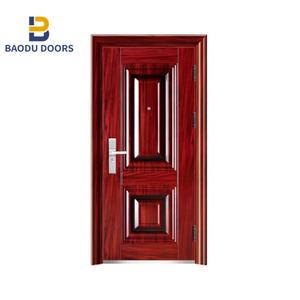 インド向けのメインドアグリルデザイン、防音ドア、スチール製セキュリティドア - Product Image 2