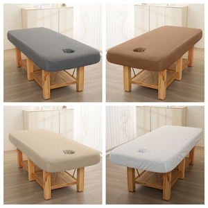100% <span class=keywords><strong>drap</strong></span> housse professionnel étanche et résistant à l'huile pour Table <span class=keywords><strong>de</strong></span> <span class=keywords><strong>Massage</strong></span> feuille <span class=keywords><strong>de</strong></span> traitement <span class=keywords><strong>de</strong></span> Spa <span class=keywords><strong>de</strong></span> protection <span class=keywords><strong>lavable</strong></span> en Machine marron - Product Image 3