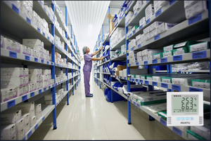 HUATO A2000 공장용 디지털 온습도계 휴대 경보 기능 - Product Image 6