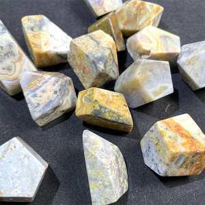 All'ingrosso di alta qualità naturale di cristallo di cristallo lucidato pazzo agata Freeform per la decorazione - Product Image 2