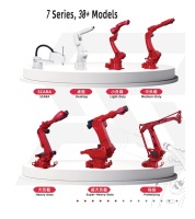 Robot articulé 6 axes haute vitesse avec PLC et moteur pour l'entretien des machines CNC, capacité de charge de 12 kg