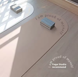 Tapis de yoga MD MD-R1003 extra long, écologique, en caoutchouc naturel PU, sable olive, 5 mm, antidérapant, imperméable, pliable, pour entraînement à domicile et fitness - Product Image 3