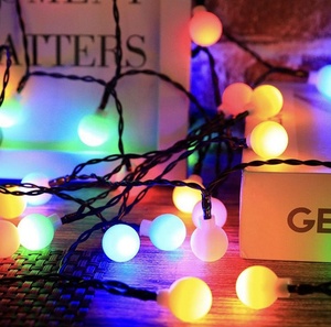 2024 Wholesale Solar Led LightsFor Decoration for Room Christmas Outdoor Decorations 30 Led Bubble Ball Star <strong>Snowflakes</strong> <strong>Lights</strong> - Product Image 4