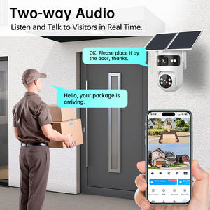 Caméra PTZ sans fil 4G WiFi alimentée par énergie <span class=keywords><strong>solaire</strong></span> Hieasy 6MP 4K Sécurité extérieure Caméra CCTV <span class=keywords><strong>solaire</strong></span> avec carte SIM 4G - Product Image 6