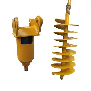 Nouvelle arrivée Mini perceuse hydraulique tarière de terre pour pelle accessoire Oem prix Kubota Digger