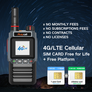 Maycall MY-398 Android 4G/5G Wifi Walkie-Talkie POC voor radiocombinatie met 25 wereldwijde dekking <span class=keywords><strong>PTT</strong></span> voor <span class=keywords><strong>radio</strong></span> - Product Image 1