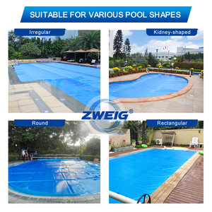 Couverture de piscine solaire <span class=keywords><strong>à</strong></span> bulles en LDPE, couverture de rétention de chaleur pour piscine, 400-600 microns, pour piscines hors sol et spas - Product Image 6