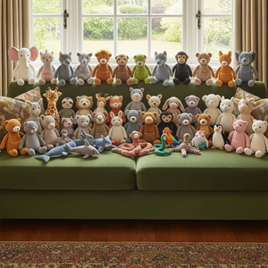<span class=keywords><strong>Precio</strong></span> de fábrica: Peluche de animales del bosque de 8 pulgadas, estilo anime Sanrioed para Melody, de algodón PP, tela supersuave, para aliviar el estrés, con garra. - Product Image 1