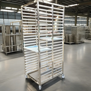 Chariot de Cuisson en Acier Inoxydable Robuste Personnalisé avec Plateau de Cuisson de 40*60cm - Product Image 1