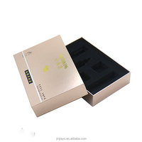 New Design White Linen Textured Paper Earth Map Art Work Packaging Gift Box Lid and Base Shoulder Type Package Candle Box