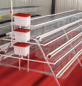 Cage à poulets galvanisée antirouille avec structure à plusieurs niveaux pour l'élevage général <span class=keywords><strong>de</strong></span> volailles - Product Image 4