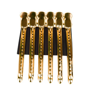 Pinces métalliques multi-usages pour la <span class=keywords><strong>coiffure</strong></span> en salon : séparation, fixation, coloration, permanente et ondulations - Product Image 6