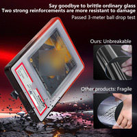 360 °   Protection intégrale pour cartes gradées : Étui antichoc en TPU anti-UV et anti-jaunissement pour étuis de protection PSA CGC 35PT pour cartes sportives