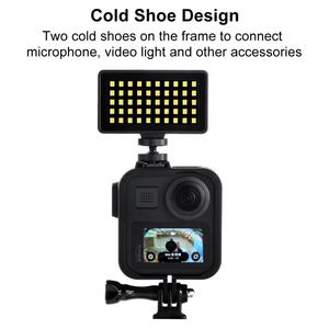 Takenoken-carcasa protectora para cámara digital <span class=keywords><strong>GoPro</strong></span> <span class=keywords><strong>Max</strong></span>, marco de apertura superior negro, accesorios para Cámara de Acción - Product Image 5