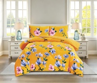 Ensemble de literie 4 pièces en polaire Borrego Sherpa, imprimé, chaud, avec drap-housse et couette, vente en gros