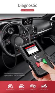 YA101 OBD2 Code Reader Scanner Read Erase Codes Battery <strong>Test</strong> Freeze Frame <strong>O2</strong> <strong>Sensor</strong> <strong>Test</strong> Graph Datastream <strong>Scan</strong> <strong>Tool</strong> - Product Image 6