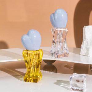 Độc đáo dễ thương tim mỹ phẩm Lip Gloss Ống Container 3ml New nhựa <span class=keywords><strong>Lipgloss</strong></span> ống với <span class=keywords><strong>Applicator</strong></span> - Product Image 2