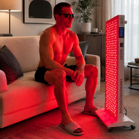 Panneau de luminothérapie rouge de qualité médicale, 8 longueurs d'onde (1060 nm, 660 nm, 850 nm), appareil LED pour le corps entier