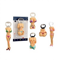 Aimant de réfrigérateur 3D créatif et décapsuleur autocollant en forme de bikini, souvenir touristique de Floride (USA) pour mariages, anniversaires et fêtes