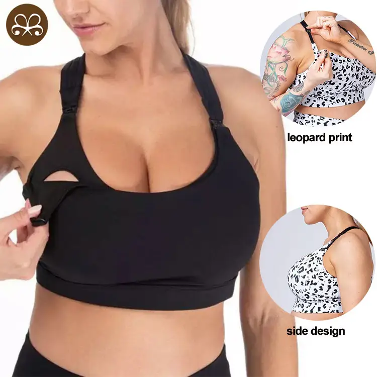 Maternity Nursing Bra Breastfeeding Pregnant Mama Nursing Sports Bra