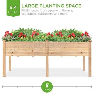 Jardinière en bois de <span class=keywords><strong>jardin</strong></span>, lit de fleurs <span class=keywords><strong>surélevé</strong></span> - Product Image 2