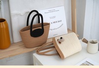 Tas tangan liburan Premium, tas Tote elegan untuk pakaian bergaya
