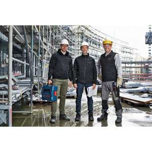 BOSCH - 06188000GB GHH 12 + 18V XA - 12V Sweat-shirt chauffant noir avec batterie et chargeur-EAN 4059952580968 WORK HOODIES - Product Image 3