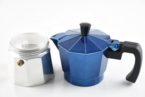 3 tazas rojo metálico Café <span class=keywords><strong>Moka</strong></span> <span class=keywords><strong>olla</strong></span> con mango especial - Product Image 3