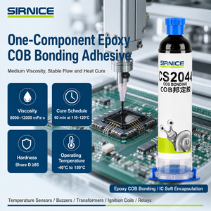 Adhesivo de un componente epoxi para encapsulado de chips IC, <span class=keywords><strong>pasta</strong></span> negra CS2044 SIRNICE - Product Image 2
