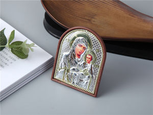 Orthodoxe Iconen Religieus Souvenir Aluminium Reliëf Religieuze Decoratie Maatwerk Jesus Santa Maria - Product Image 4