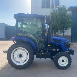 Tracteur agricole compact de fabrication chinoise 70 CV 4x4 avec cabine de luxe, climatisation et chauffage pour les opérations agricoles - Product Image 4