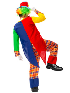 <span class=keywords><strong>Costume</strong></span> <span class=keywords><strong>da</strong></span> Clown per Adulti per Feste <span class=keywords><strong>di</strong></span> Halloween, Set <span class=keywords><strong>di</strong></span> Abiti in Poliestere per Cosplay, Giacca, Pantaloni, Cappello, Vestiti Divertenti e Ispirati al <span class=keywords><strong>Carnevale</strong></span> - Product Image 3