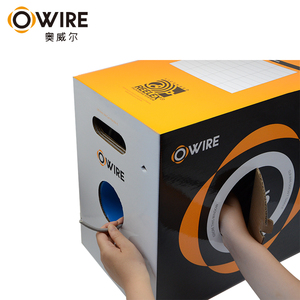 Owire ngoài trời Hai lớp vỏ bọc mèo <span class=keywords><strong>5E</strong></span> Cáp mạng với đồng 100% để truyền dữ liệu tốc độ cao ổn định - Product Image 5