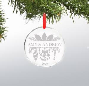 Schöne Geschenkboxen Verpackung Schlichte Weihnachtsbaum-Dekorative Glas-Blanko-Kugeln - Product Image 5