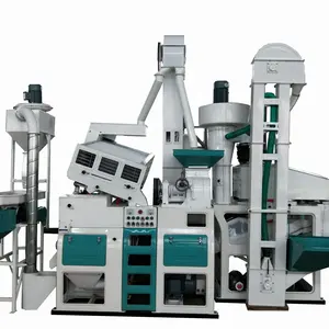 6LN-20/16S fully automatic Combined Rice Mill Machine rice polisher 1200-1500KG Per Hour Rice milling fact