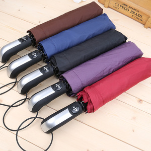 Parapluie Automatique de Luxe pour Femmes et Hommes, Grand Format, Anti-Vent, Cadre Anti-Vent, Parasol 10K, Trois Pliages, Parapluie Automatique L0513 - Product Image 1