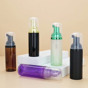 Venta al por Mayor de Botellas de Espuma Vacías de 100ml, 120ml, 150ml y 20ml, Dispensador de Espuma de Plástico Multicolor con Tapa Transparente Antipolvo - Product Image 3