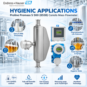 Débitmètre massique Coriolis hygiénique à distance Endress+Hauser Proline Promass S 500 8S5B haute précision pour air/gaz avec 4 entrées/sorties - Product Image 4